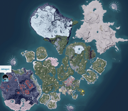 Palworld Jetragon Map Location