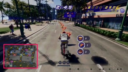 Like a Dragon Infinite Wealth - Crazy Delivery minimap