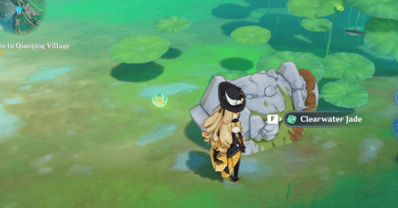 Genshin - Get Clearwater Jade From Jadestone Turtle