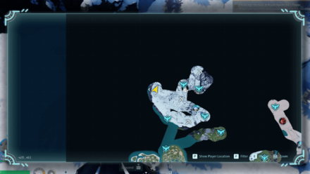 Palworld - Pure Quartz Farming Location 3 Map View