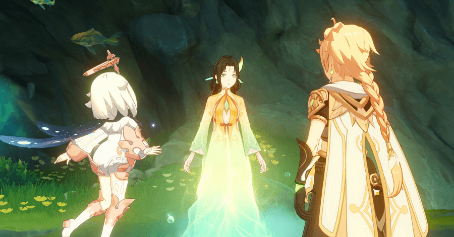 Genshin Impact Qiaoying of the Sacred Mountain Walkthrough - Use your adeptal energy to leave the domain