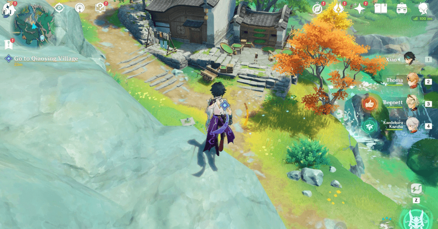 Genshin Impact Qiaoying of the Sacred Mountain Walkthrough - Go to Qiaoying Village