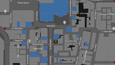 Like a Dragon Infinite Wealth - Smile Burger (Nakamichi St.)  Map Image
