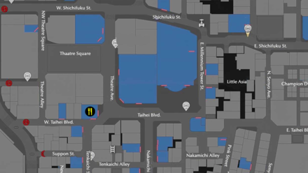 Like a Dragon Infinite Wealth - Yoshinoya (Tenkaichi St.) Map Image
