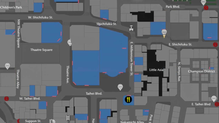 Like a Dragon Infinite Wealth - Sushi Zanmai Map Image