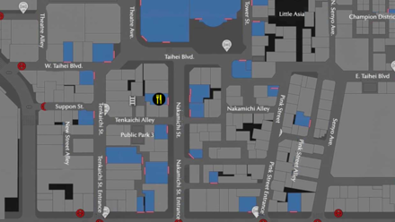 Like a Dragon Infinite Wealth - Fuji Soba Map Image