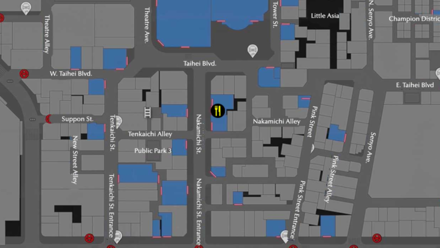 Like a Dragon Infinite Wealth - Cafe Mijore Map Image