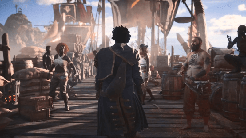 Skull and Bones - Walking Through the Port