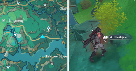 Genshin Impact - Forgotten Key 1 Location