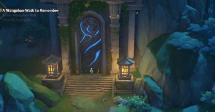 Genshin Impact A Wangshan Walk to Remember Walkthrough - Open Wangshan Hall