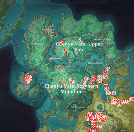 Genshin 4.4 Chenyu Vale Region Map - Violetgrass
