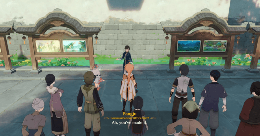 Genshin - Visit the Exhibition of Selected Works Outside Hezhe Post