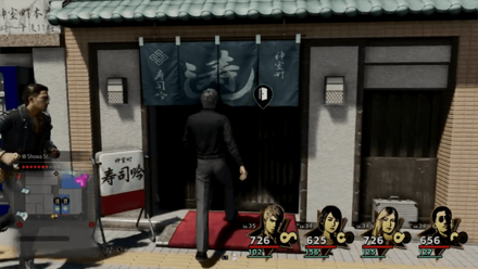 Like a Dragon Infinite Wealth - Sushi Gin Store Front