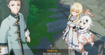 Genshin Impact Threefold Expectations Walkthrough - Talk to Uncle Luo