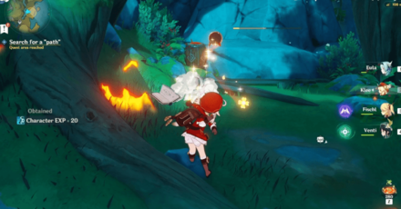 Genshin Impact The Roaming Abode Walkthrough - Search for a "path"