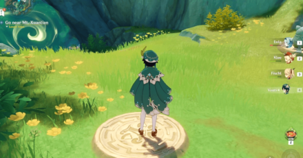 Genshin Impact The Roaming Abode Walkthrough - Go near Mt. Xuanlian