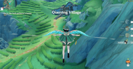 Genshin Impact The Roaming Abode Walkthrough - Go to the herb gatherer