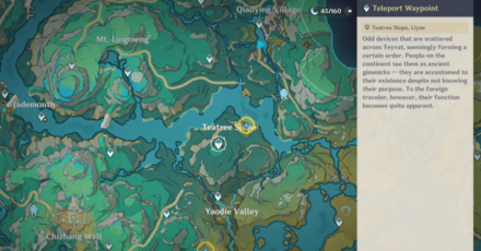 Genshin - Head to Teatree Slope