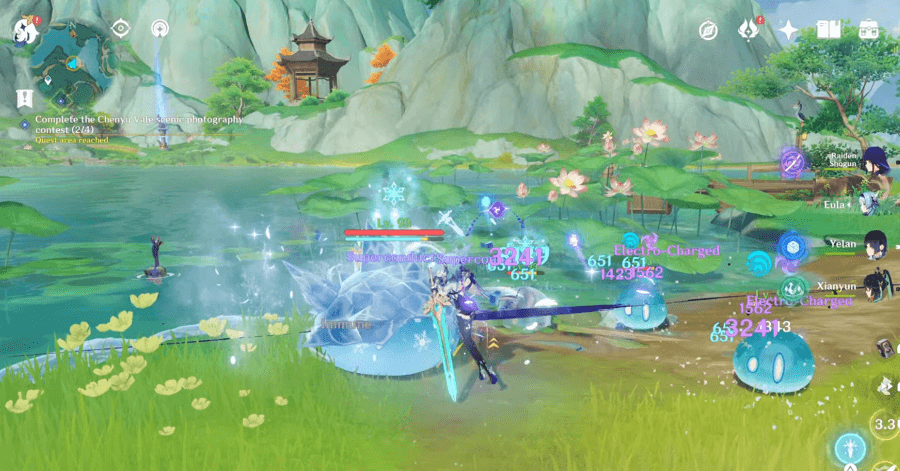 Genshin - Defeat the Slimes