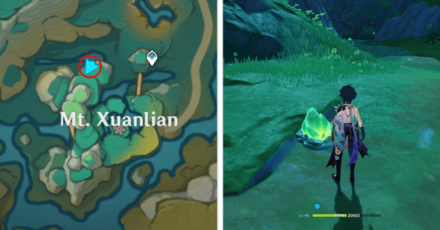 Genshin Impact - Clearwater Jade Map Location