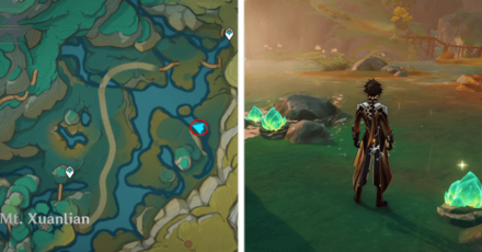 Genshin Impact - Clearwater Jade Map Location