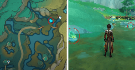 Genshin Impact - Clearwater Jade Map Location