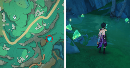 Genshin Impact - Clearwater Jade Map Location