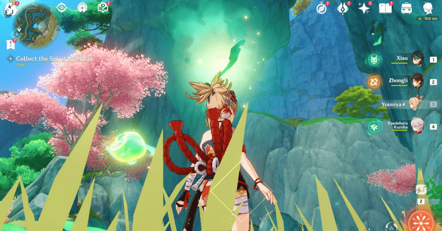 Genshin Impact How to Collect the Second Carp Spirit Orb 1