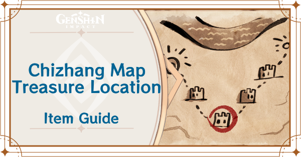 Genshin Impact - Chizhang Map Treasure Location