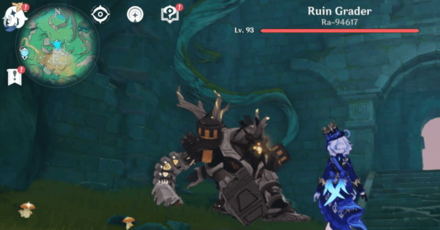 Genshin Impact - Ruin Grade inside Chizhang Wall Ruins