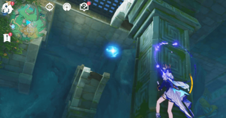 Genshin Impact - Spirit Carp in Chizhang Wall Ruins