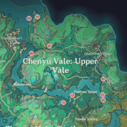 Genshin - Jadestone Turtle Locations