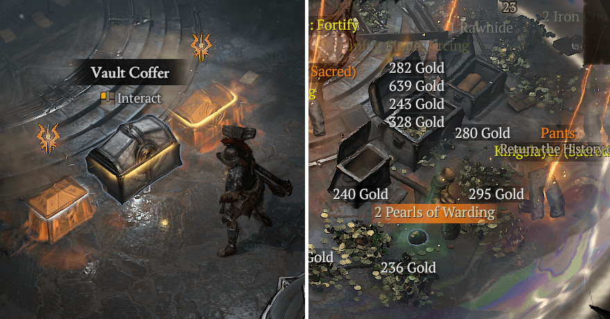 D4 Season 3 - Vault Coffer Pearls of Warding Reward