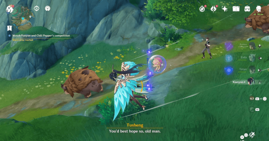 Genshin - Watch Yunyun and Chili Peppers competition