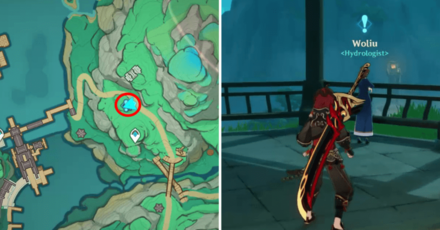 Genshin - Woliu Map Location