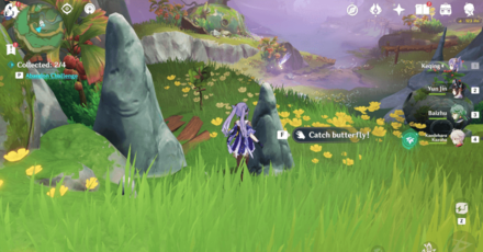 Genshin Impact Silently the Butterfly Crosses the Valley Walkthrough - How To Chase Butterfly #2 Into the Medicine Jar 1