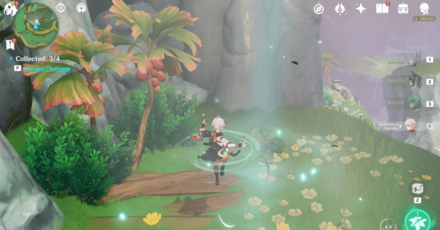 Genshin Impact Silently the Butterfly Crosses the Valley Walkthrough - How To Chase Butterfly #2 Into the Medicine Jar 1