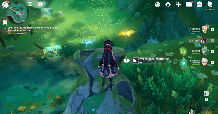 Genshin Impact Silently the Butterfly Crosses the Valley Walkthrough - Return to Adeptus