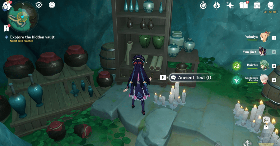 Genshin Impact Silently the Butterfly Crosses the Valley Walkthrough - Explore the hidden vault