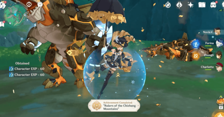 Genshin Impact - Ruler of the Chizhang Mountains Achievement