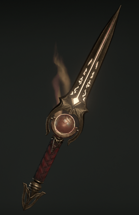 Diablo 4 - Energized Spheral Acinaces Weapon Transmog