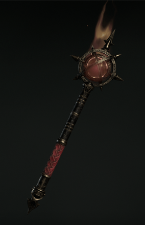 Diablo 4 - Energized Spheral Star Weapon Transmog