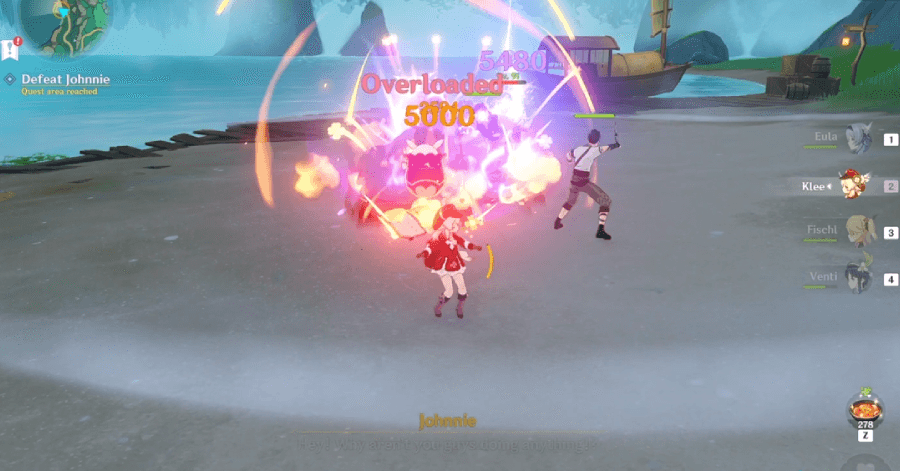 Genshin - Defeat Johnnie