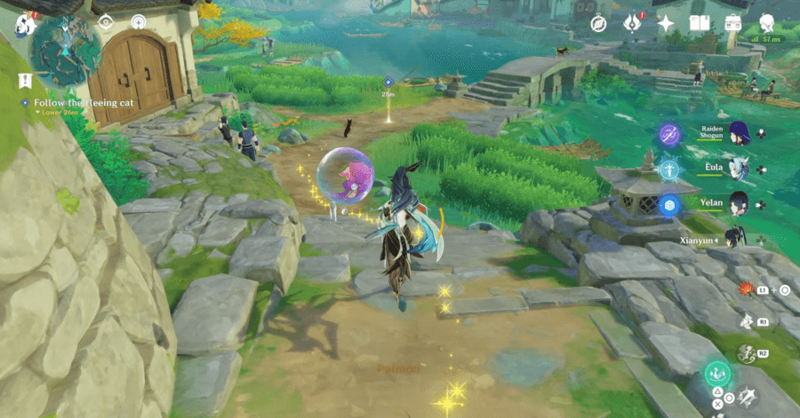 Genshin - Follow the fleeing cat