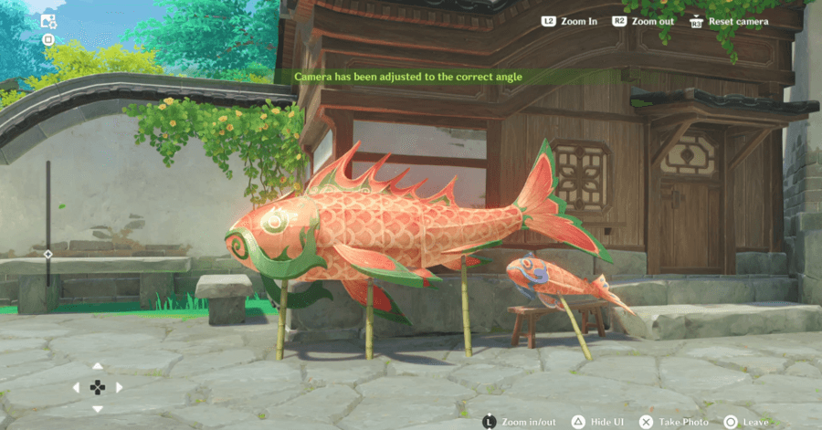Genshin - Take pictures of the lantern