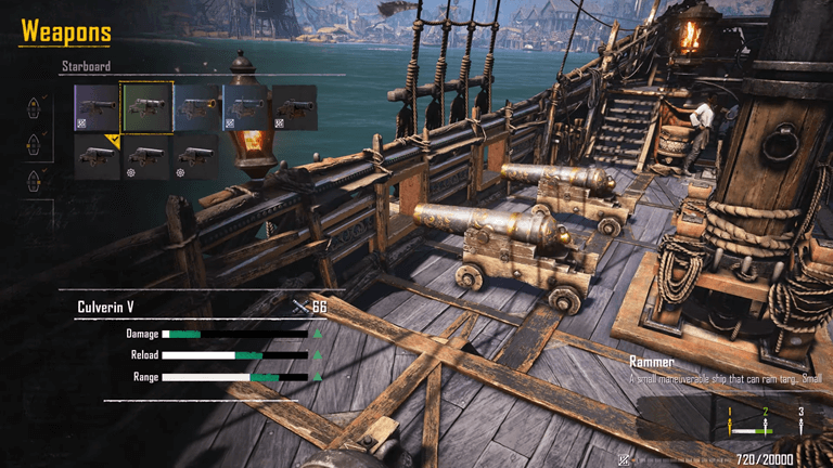 Skull and Bones - Ship Weapons