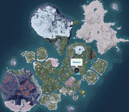 Palworld Warsect Map Location