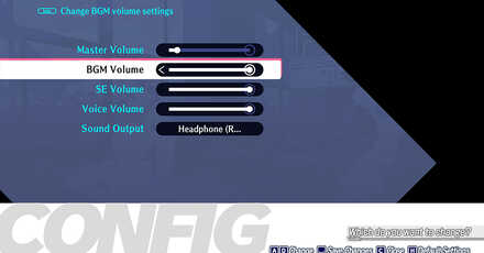 Persona 3 Reload - Sound Settings
