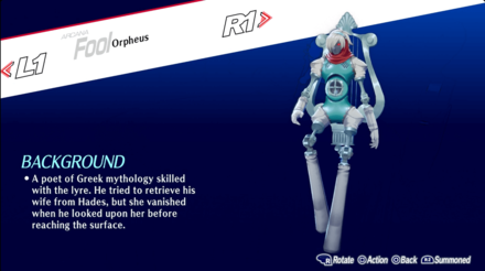 Persona 3 Reload - Orpheus Header