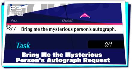 Request 41 Bring me the mysterious person